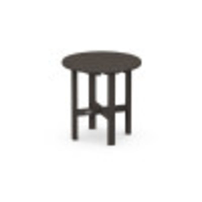 Round 18" Side Table in Vintage Finish