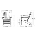 Thumbnail for Yacht Club Curveback Adirondack Chair