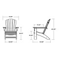Thumbnail for Yacht Club Curveback Adirondack Chair