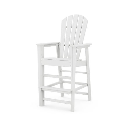 South Beach Bar Chair in White