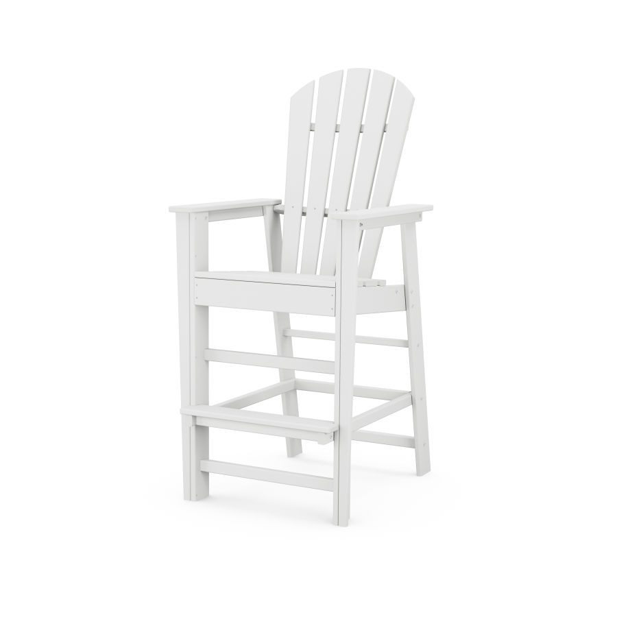 POLYWOOD South Beach Bar Chair in White