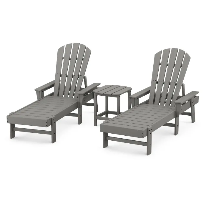 POLYWOOD South Beach Chaise 3-Piece Set