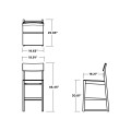 Thumbnail for EDGE Bar Side Chair