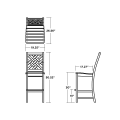Thumbnail for Wovendale Bar Side Chair