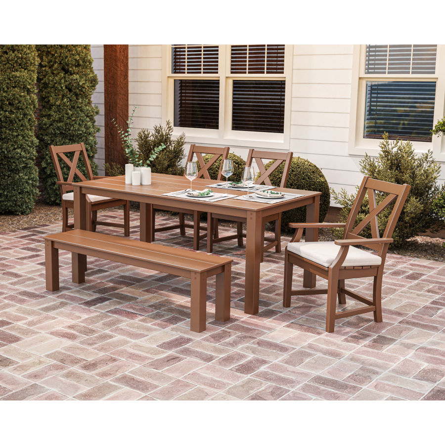Braxton 6-Piece Parsons Dining Set with Bench