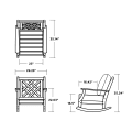 Thumbnail for Wovendale Deep Seating Rocking Chair