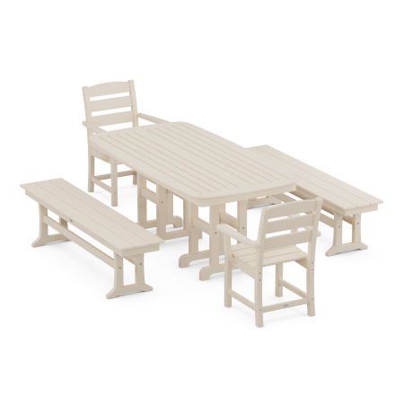 Lakeside 5-Piece Dining Set in Sand