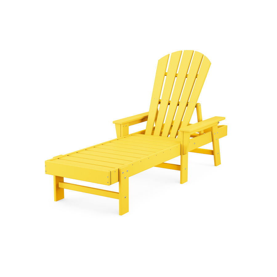 POLYWOOD South Beach Chaise in Lemon