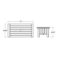 Thumbnail for Mission 39" x 75" Dining Table
