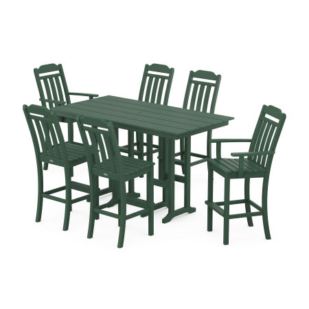Country Living 7-Piece Farmhouse Bar Set in Green