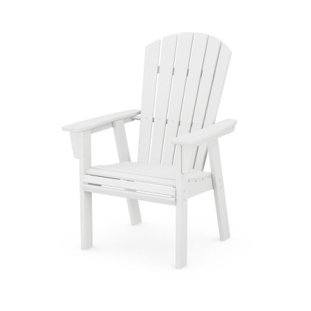 Nautical Adirondack Dining Chair in White