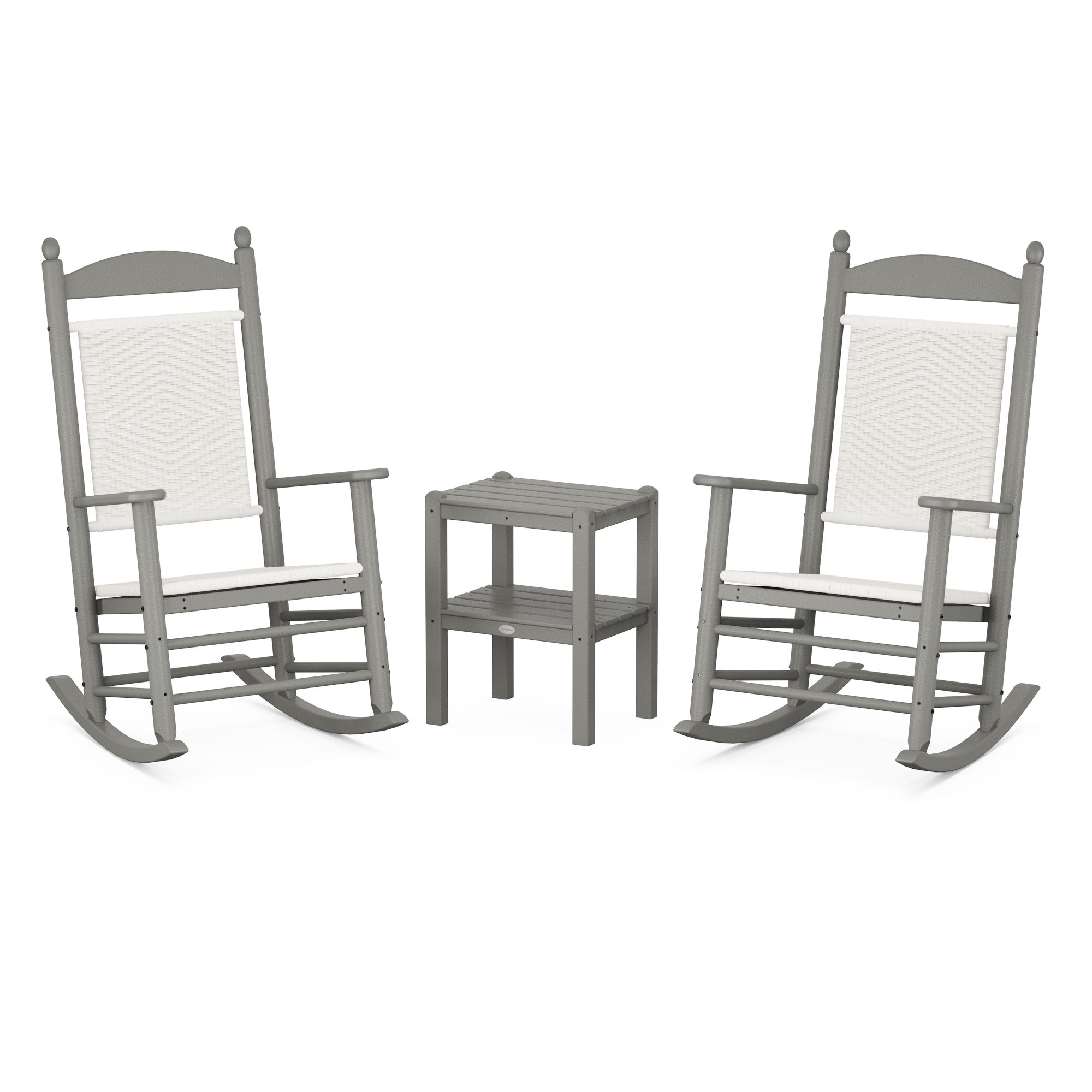 Polywood jefferson woven rocker store