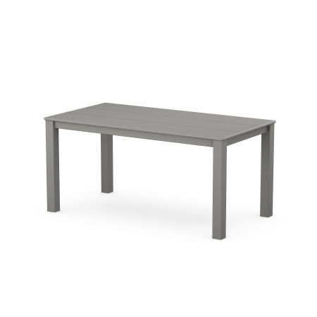 POLYWOOD Studio Parsons 34" X 64" Dining Table in Slate Grey