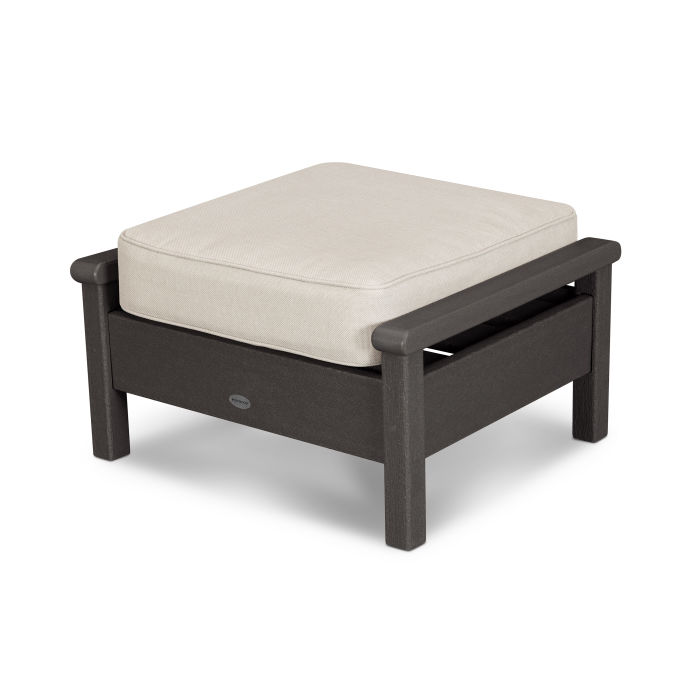 POLYWOOD Harbour Deep Seating Ottoman in Vintage Finish
