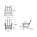 Thumbnail for Modern Studio Adirondack Chair