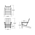 Thumbnail for Modern Studio Adirondack Chair