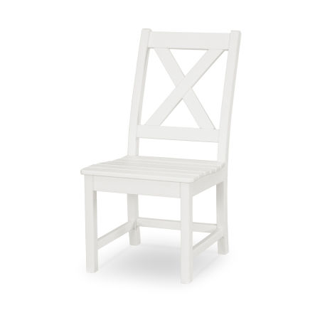 POLYWOOD Braxton Dining Side Chair in Vintage White