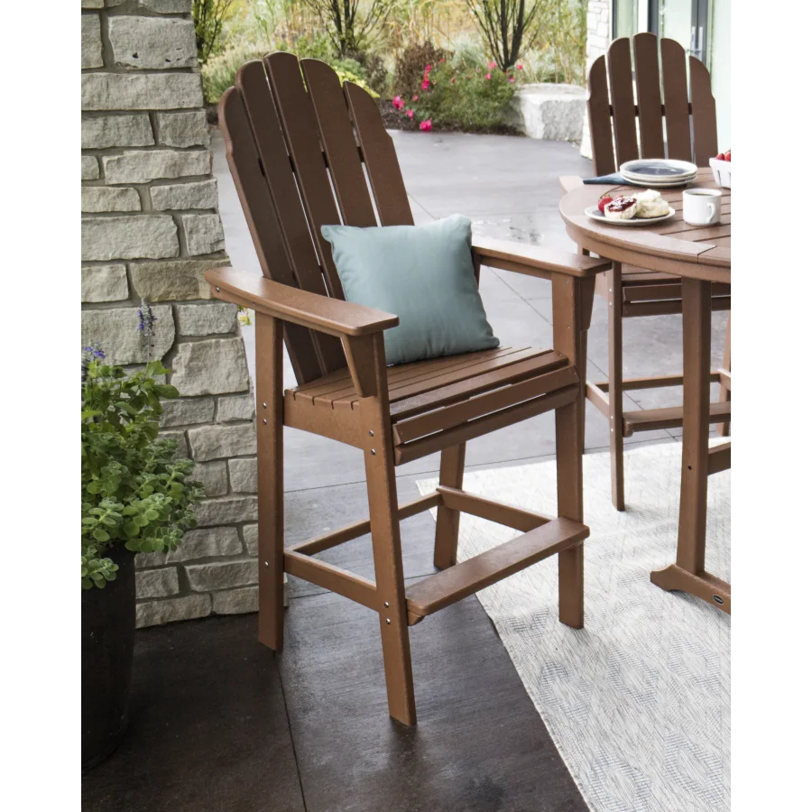 Vineyard Curveback Adirondack Bar Chair