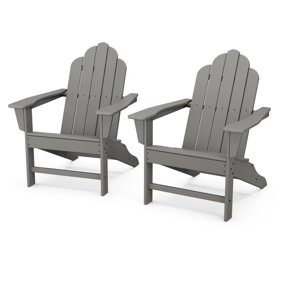 POLYWOOD Long Island Adirondack 2-Piece Set