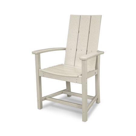 Modern Upright Adirondack Chair in Sand