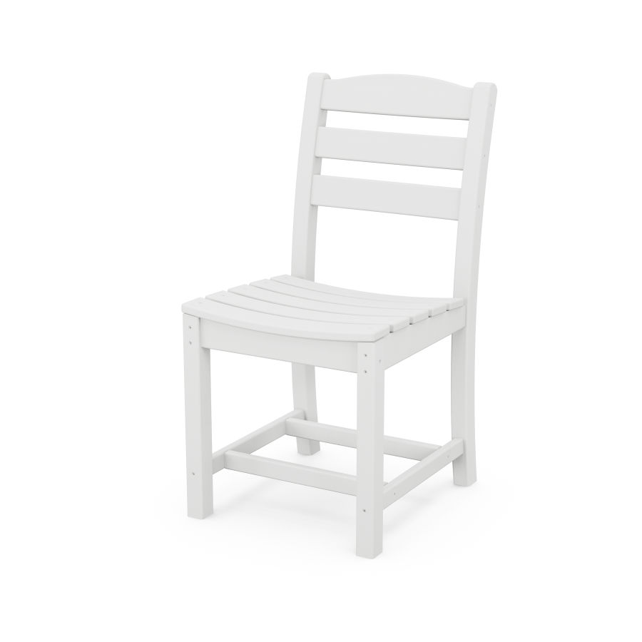 POLYWOOD La Casa Café Dining Side Chair in White