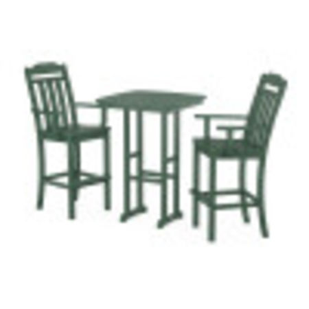 Country Living 3-Piece Bar Set in Green