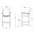Thumbnail for Coastal Bar Chair