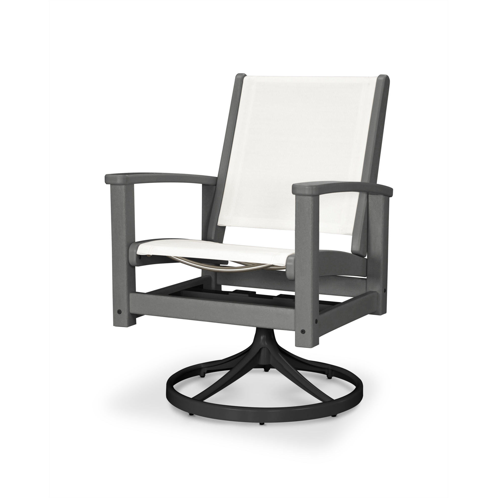 POLYWOOD® Coastal Swivel Rocking Chair 9030 POLYWOOD® Official Store