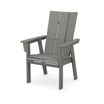 POLYWOOD Modern Curveback Adirondack Dining Chair