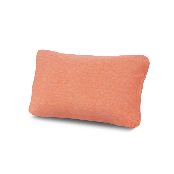 Outdoor Lumbar Pillow in Cast Coral