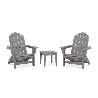 POLYWOOD 3-Piece Vineyard Grand Adirondack Set