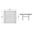 Thumbnail for Nautical Trestle 59" Dining Table
