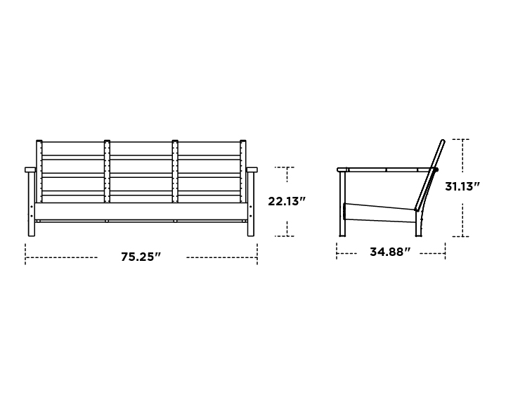 Dimensions for Harbour Sofa Frame