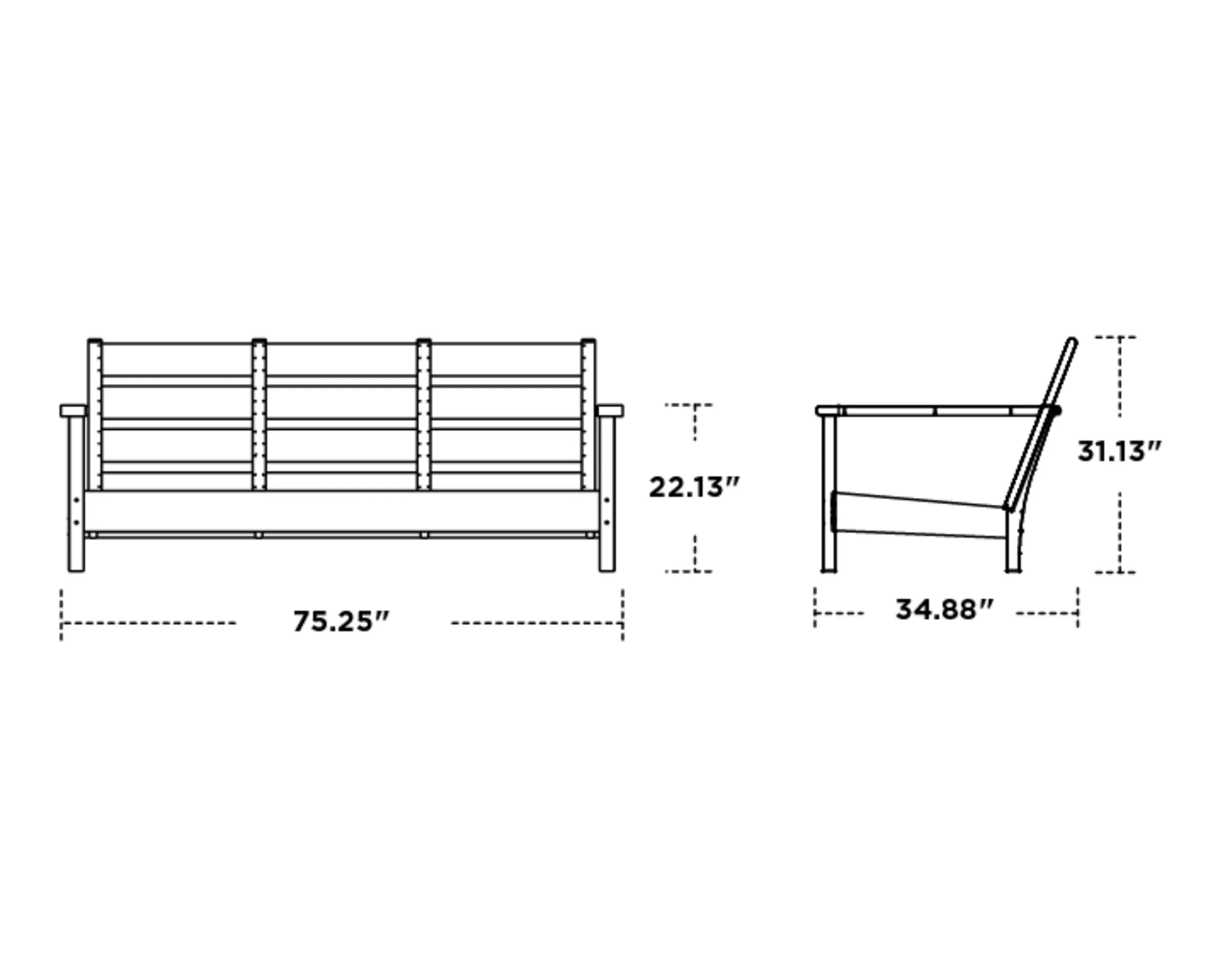Dimensions for Harbour Sofa Frame