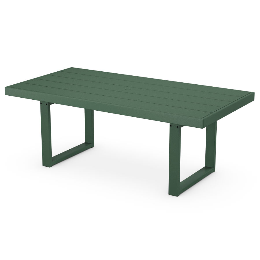 POLYWOOD EDGE 40" x 78" Dining Table in Green