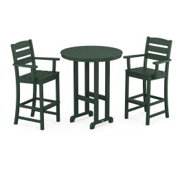 bar height outdoor table and chairs 3 piece