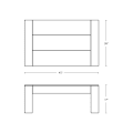 Thumbnail for Latitude Rectangle Coffee Table