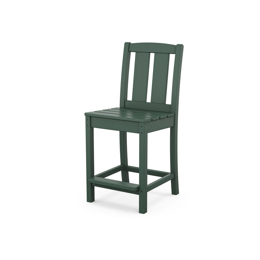 POLYWOOD Mission Counter Side Chair in Green