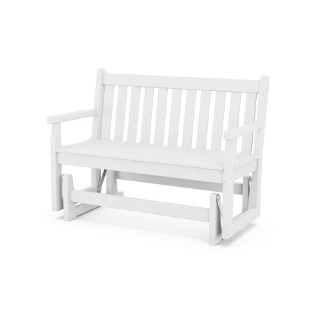 POLYWOOD Traditional Garden 48" Glider in White