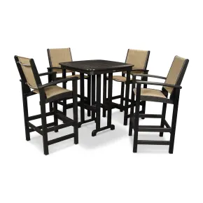 POLYWOOD Coastal 5-Piece Bar Set