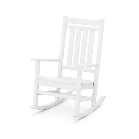 POLYWOOD Estate Rocking Chair in White
