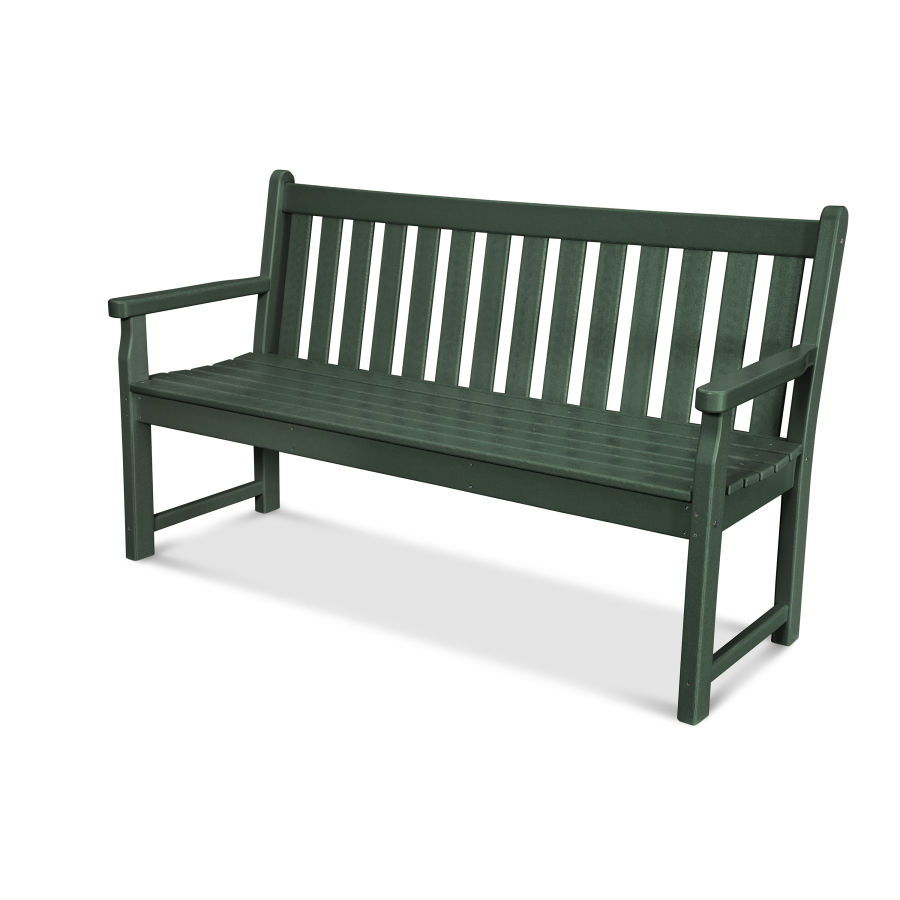 POLYWOOD Traditional Garden 60" Bench in Green