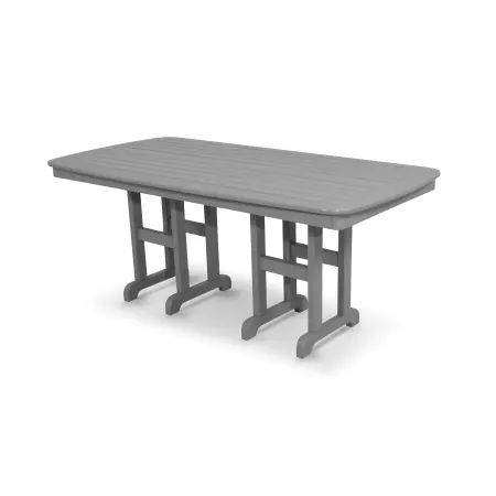 POLYWOOD Classics 37" x 72" Dining Table in Slate Grey