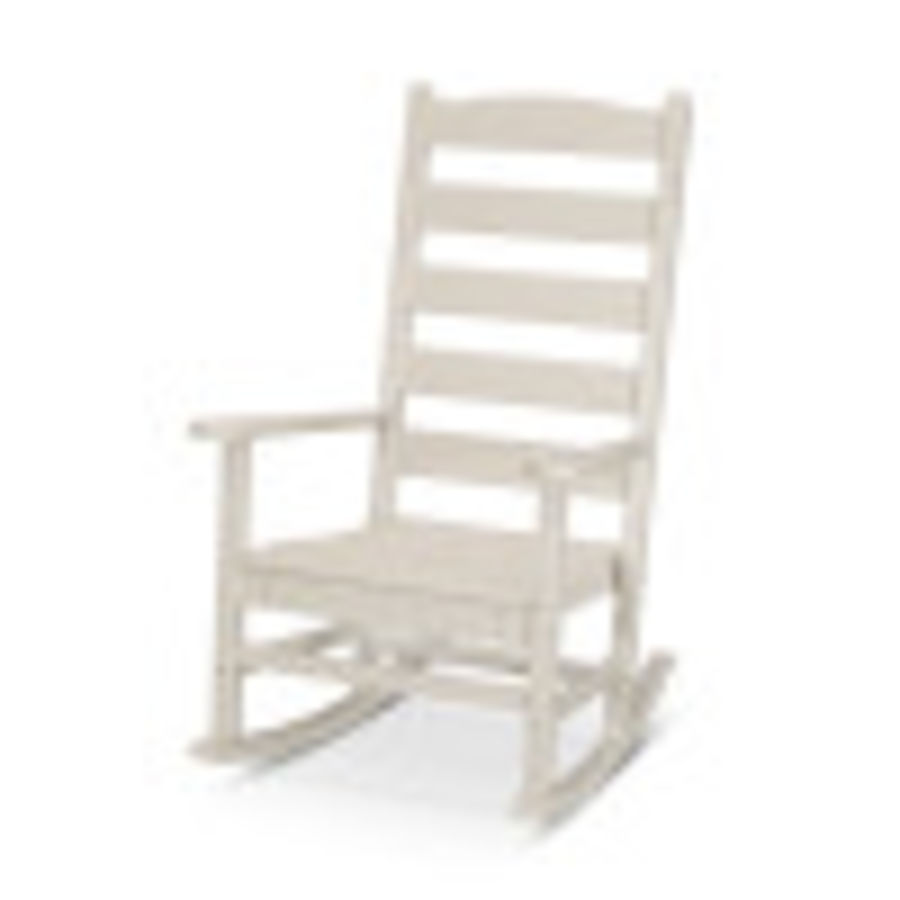 POLYWOOD Shaker Porch Rocking Chair in Sand
