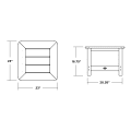 Thumbnail for Harbour Slat End Table