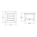 Thumbnail for Harbour Slat End Table