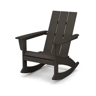 POLYWOOD Modern Adirondack Rocking Chair in Vintage Finish