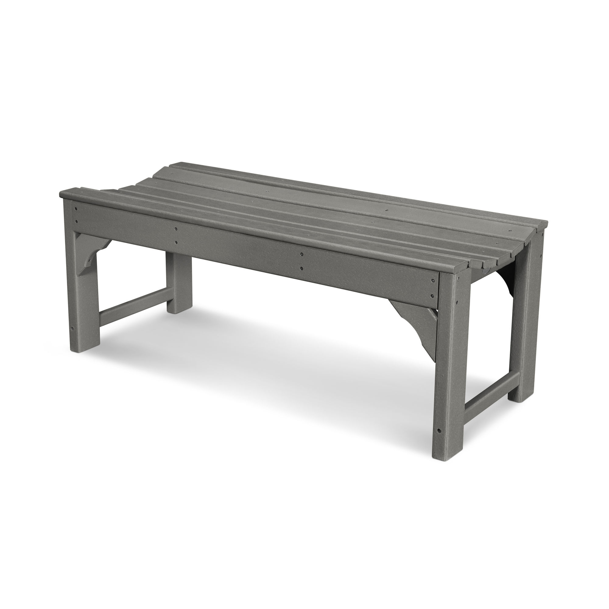 Polywood® Traditional Garden 48 Backless Bench Bab148 Polywood® Official Store