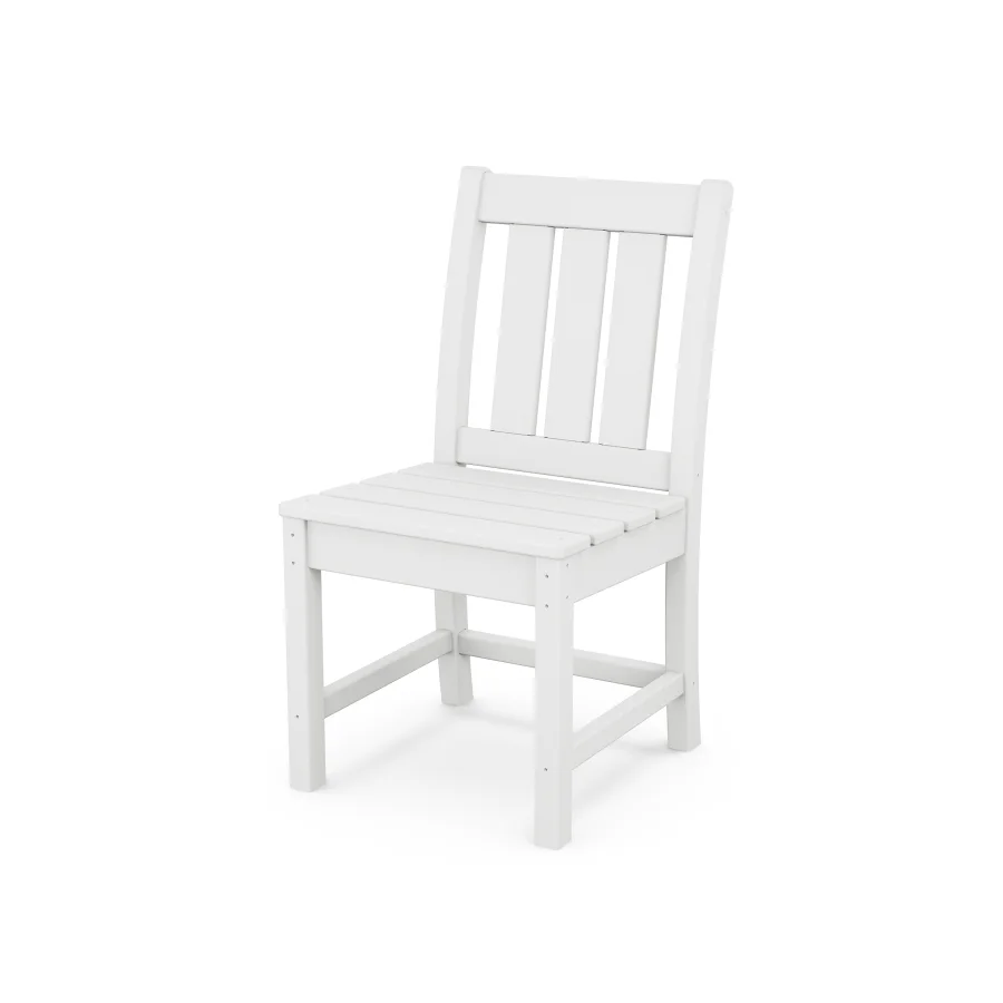 POLYWOOD Oxford Dining Side Chair in White