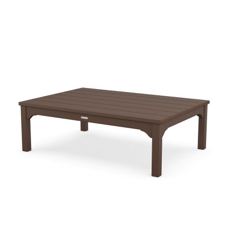 POLYWOOD Chinoiserie Coffee Table in Mahogany